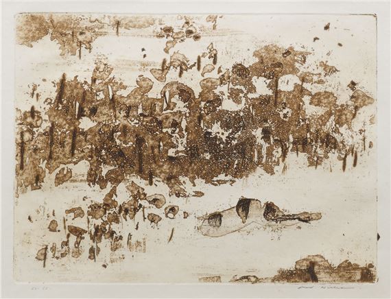 You Yang Pond by Fred Williams, 1963-1964