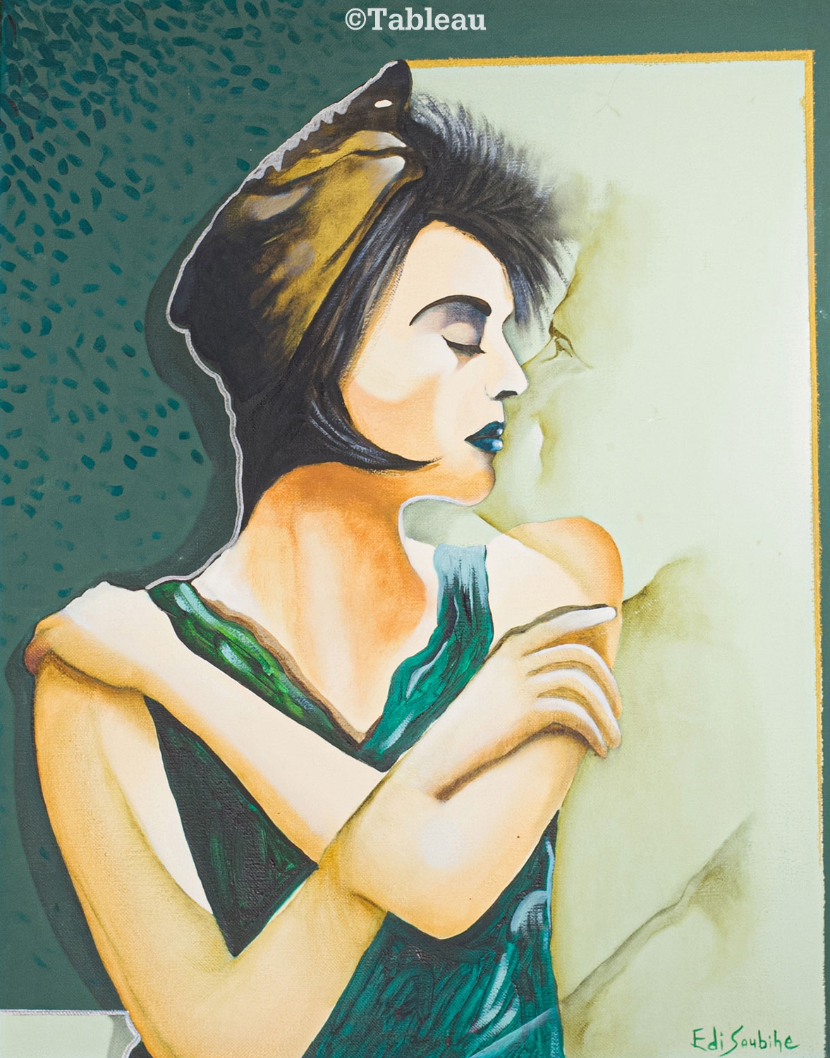 Artwork by Edmundo Thomaz Soubihe, "Desejo", Made of mixed media on canvas