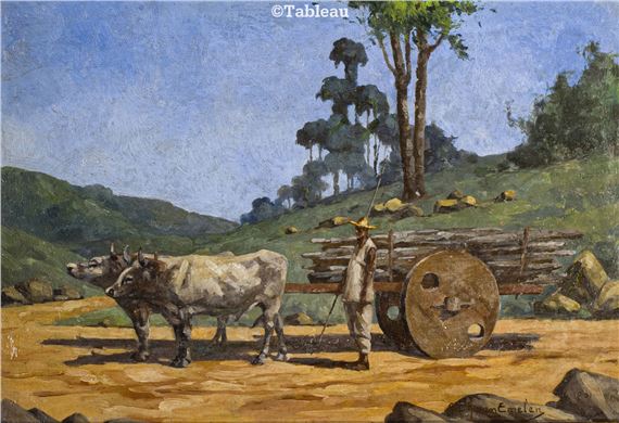 Carro de bois by Adrien Henri van Emelen, 1931