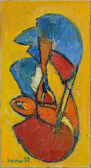 Komposition gelb-blau-rot by Carl Walter Liner, 1987