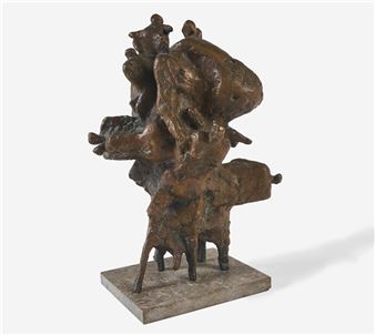 Untitled (Tower of figures) - Hans Klakow