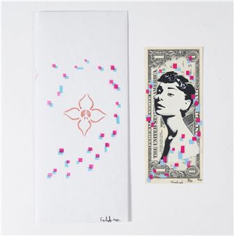 Audrey dollar bill - Free Humanity