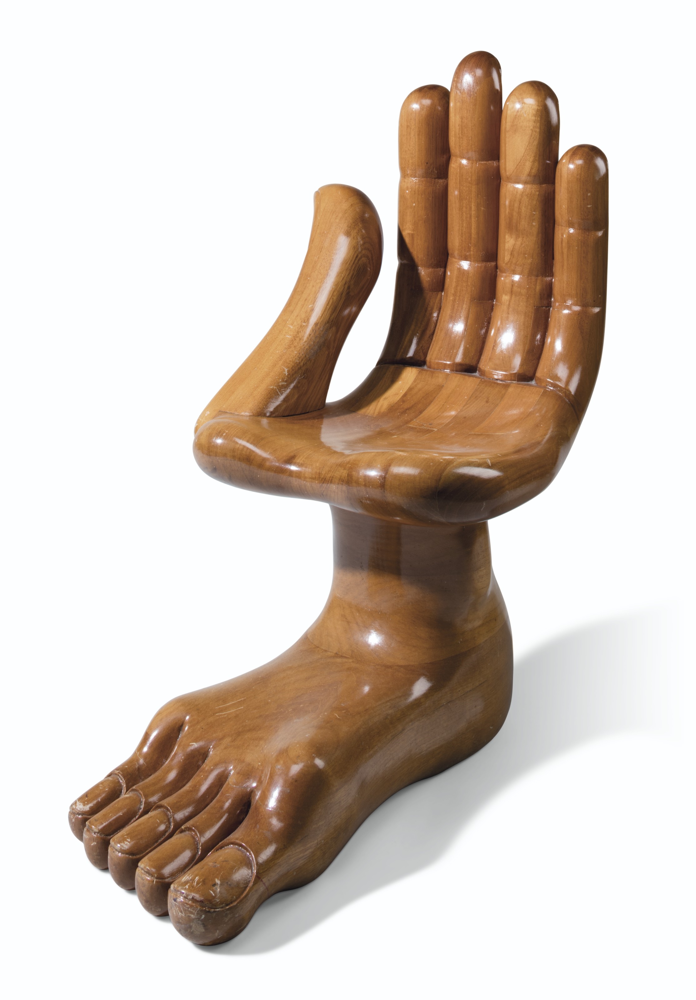 Hand and Foot Chair by Pedro Friedeberg, Executed in 2000