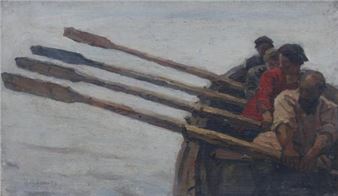 The rowers - Vasily Surikov