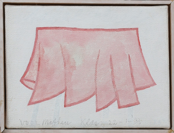 A compostion with a tablecloth by Klaas Gubbels, 1983