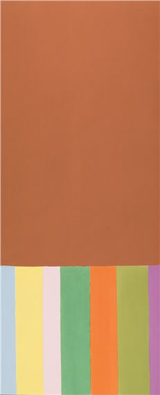 Top Tan by Jack Bush, dated 1968