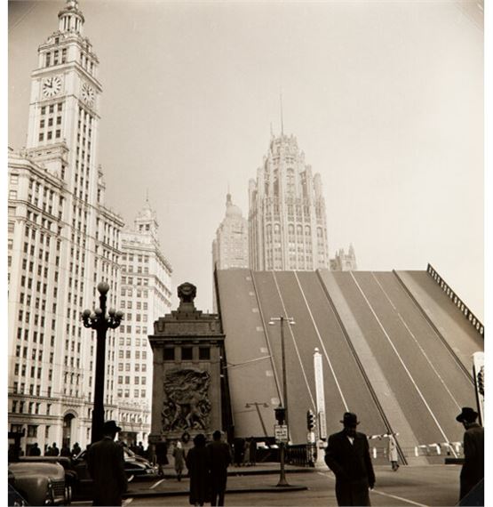 Rae Russel | Three Views of Michigan Boulevard, Chicago (1948) | MutualArt
