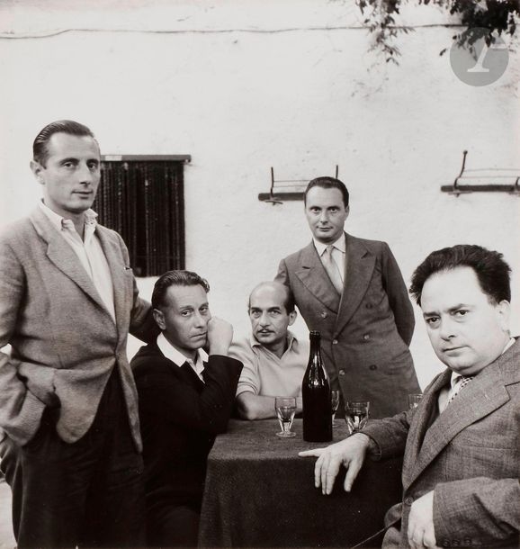 Group of Italian intellectuals and painters by Irving Penn, 1960