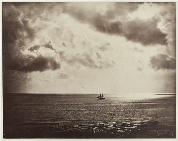 Le Brick au claire de lune by Gustave le Gray, 1856