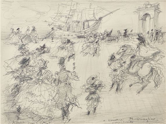 Depart pour Citere! by Massimo Quaglino, 1940s