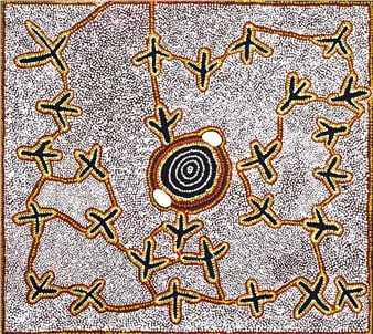 Walawurru Eagle Dreaming - Paddy Japaljarri Stewart