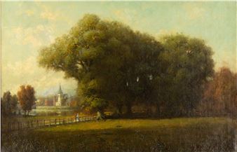 Landscape of Le Roy, New York - Frank Eastman Jones