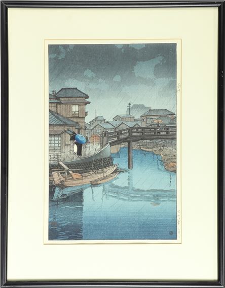 print Shinagawa by Hasui Kawase