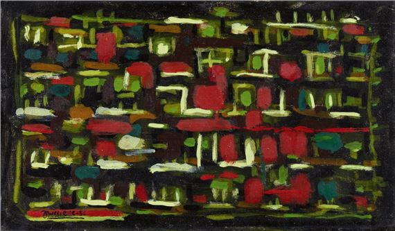 Composition 261 by Roger Bissière, 56