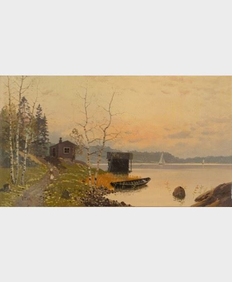 Maisema by Eugen Taube