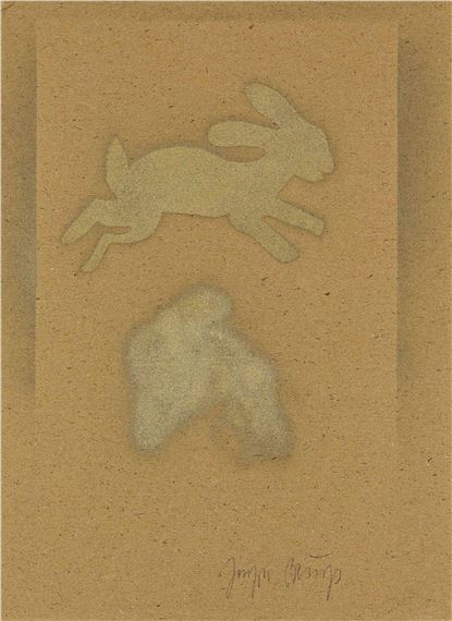 Goldhase. by Joseph Beuys, circa 1982