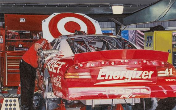 "Ride on target". by Ron Kleemann, 2004