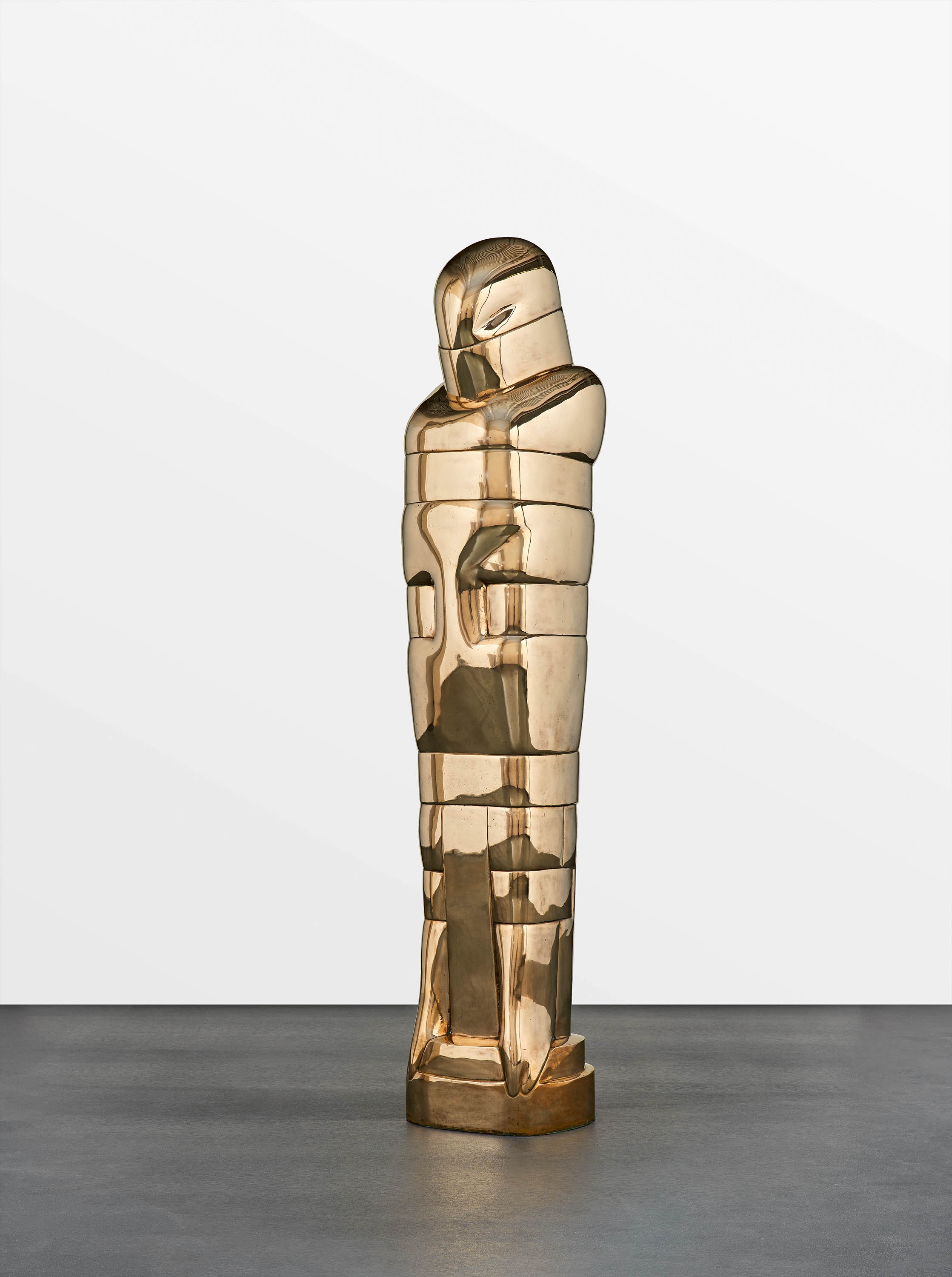 Artwork by Hede Bühl, Wächter., Made of Bronze, polished