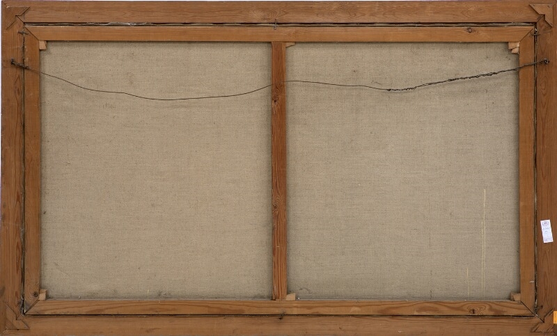 Artwork by Hans Eiler Sjøstedt, Cubist composition with two women, Made of Oil on canvas