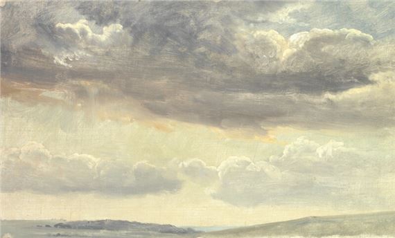Study of clouds by Peter Christian Thamsen Skovgaard