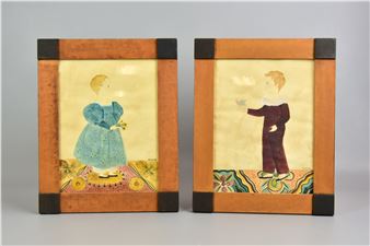 Folk Art Paintings - Jacquelyn Trone