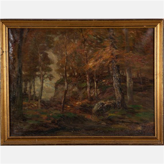Autumn Forest Scene by John Semon