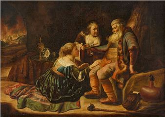 Lot and His Daughers - Gerritt Willemsz. Horst