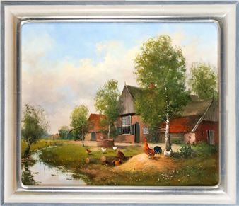 Farm idyll with poultry - Albert Wessels