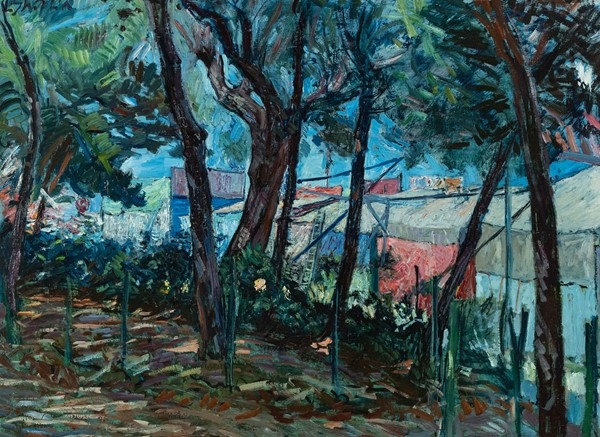 Artwork by Paolo Ghiglia, Parco dei divertimenti San Jacopo, Made of Oil on panel