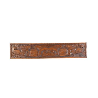 SISIUTL CARVED WALL PLAQUE - Dennis Matilpi