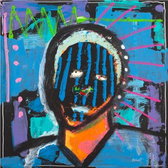 Larry D. Blissett: Can You Dig My Vibrations - Blue Rain Gallery, Santa Fe