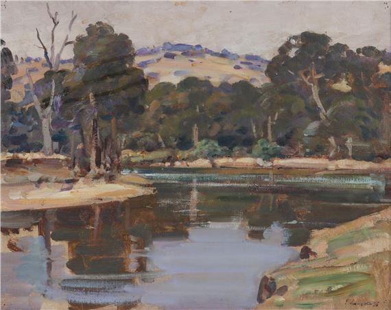 Reflections on the Goulburn by John Longstaff