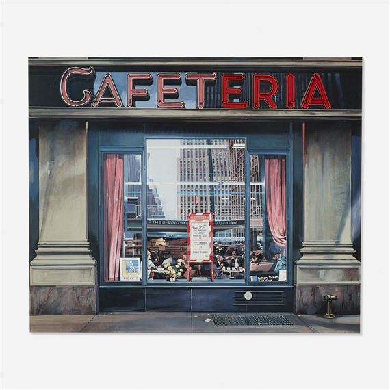 Cafeteria from Radical Realism I by Richard Estes, 1970