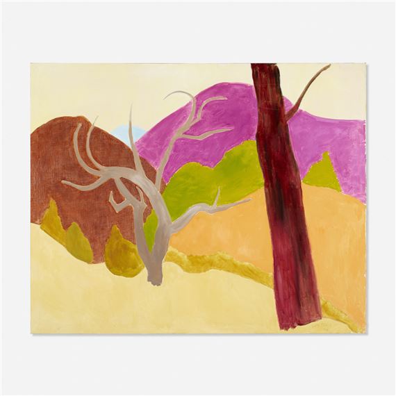 Magenta Mountain by Sally Avery, 1988