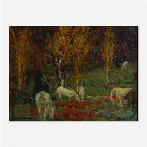 Autumn Grazing by John Fabian Carlson