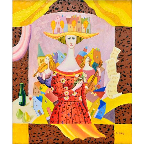 Lady in hat - J. Dukes