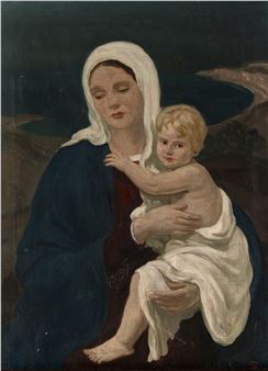 MADONA S DIEŤAŤOM - Mikuláš Szemere-Smrtnik