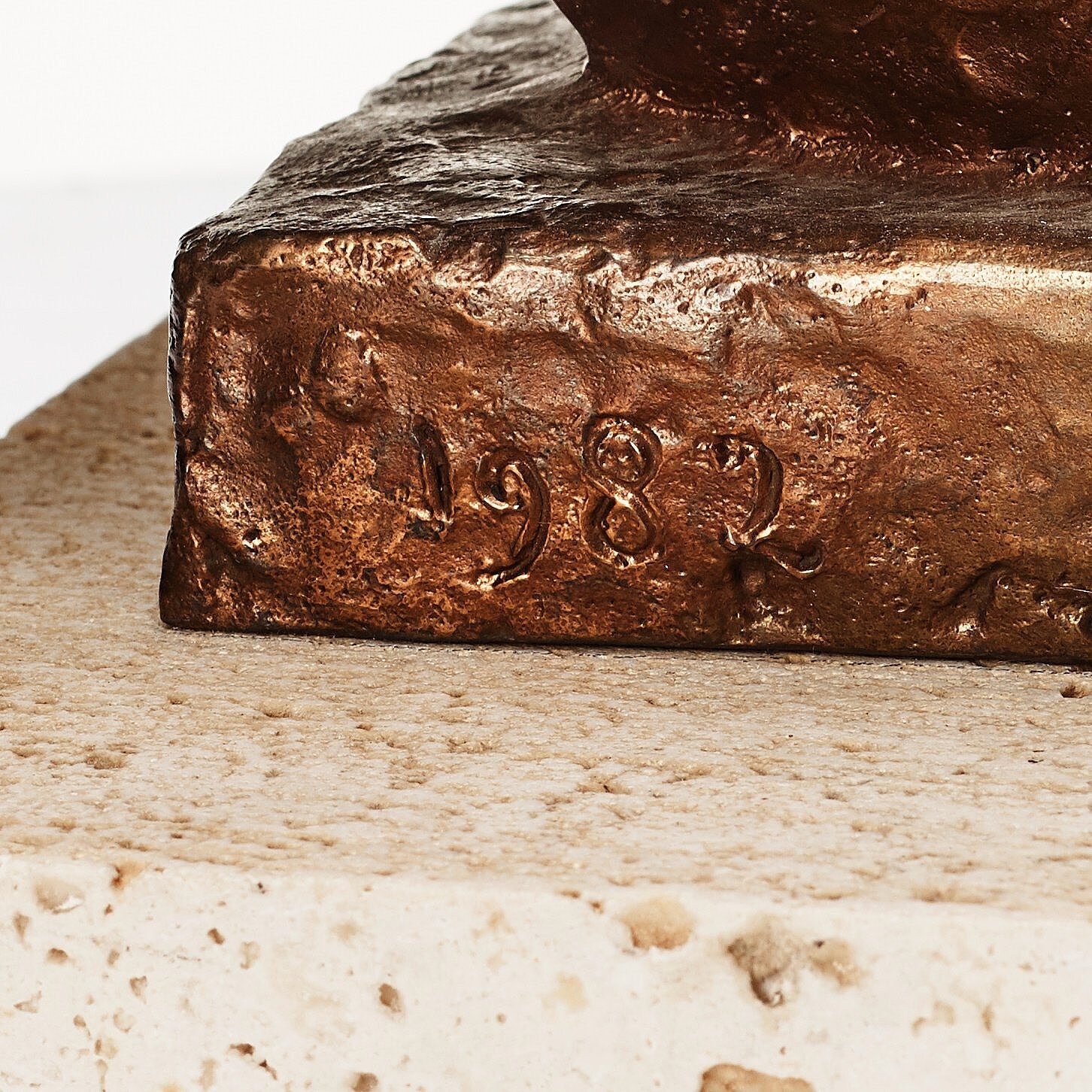 Artwork by Eric Grate, "Columbi hemfärd", Made of Bronze