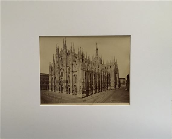 Milano, Duomo by Giacomo Brogi, circa 1880