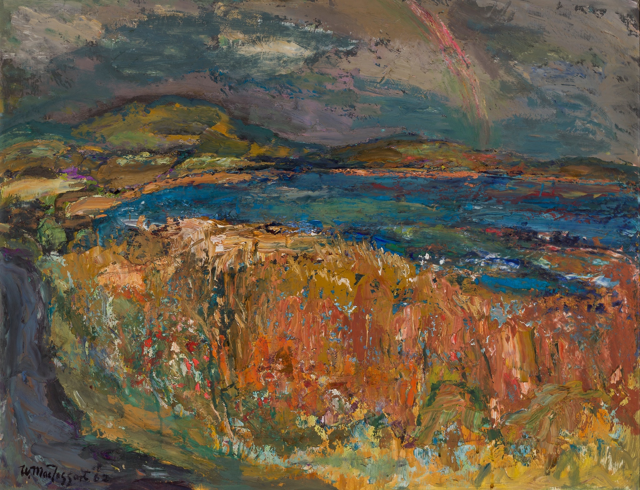 HARVEST-TIME by Sir William MacTaggart, 1960