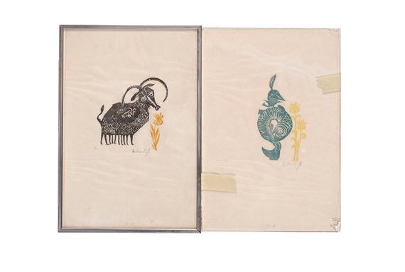 Two Works: IRIS; CANNA LILY by Helen Siegl