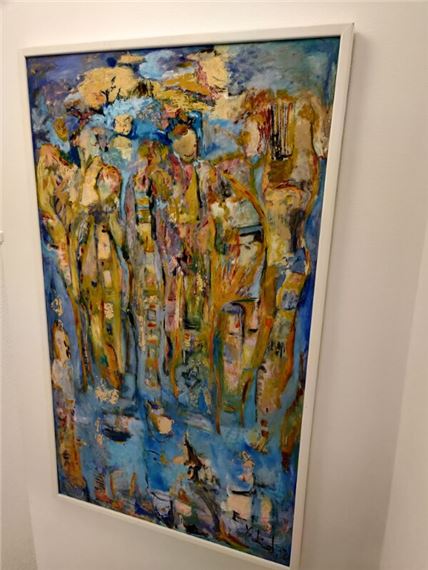 Composition with woman by Yrsa Isabel Lind, 1998