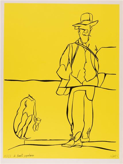 Valerio Adami | Le front populaire | MutualArt