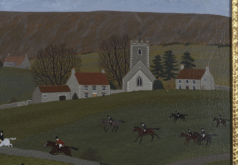 Artwork by Vincent Haddelsey, The North York Moors, Made of oil on canvas