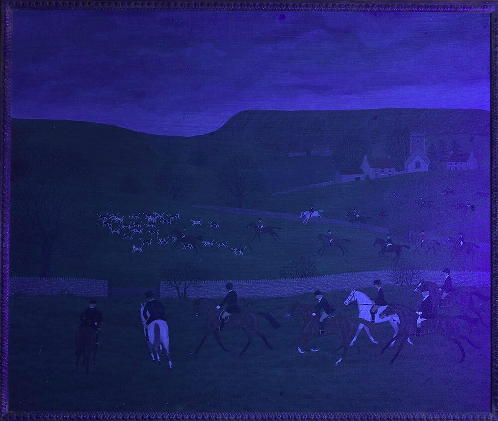 Artwork by Vincent Haddelsey, The North York Moors, Made of oil on canvas