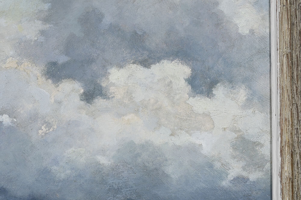 Artwork by Eric Sloane, Squall, Made of oil on board