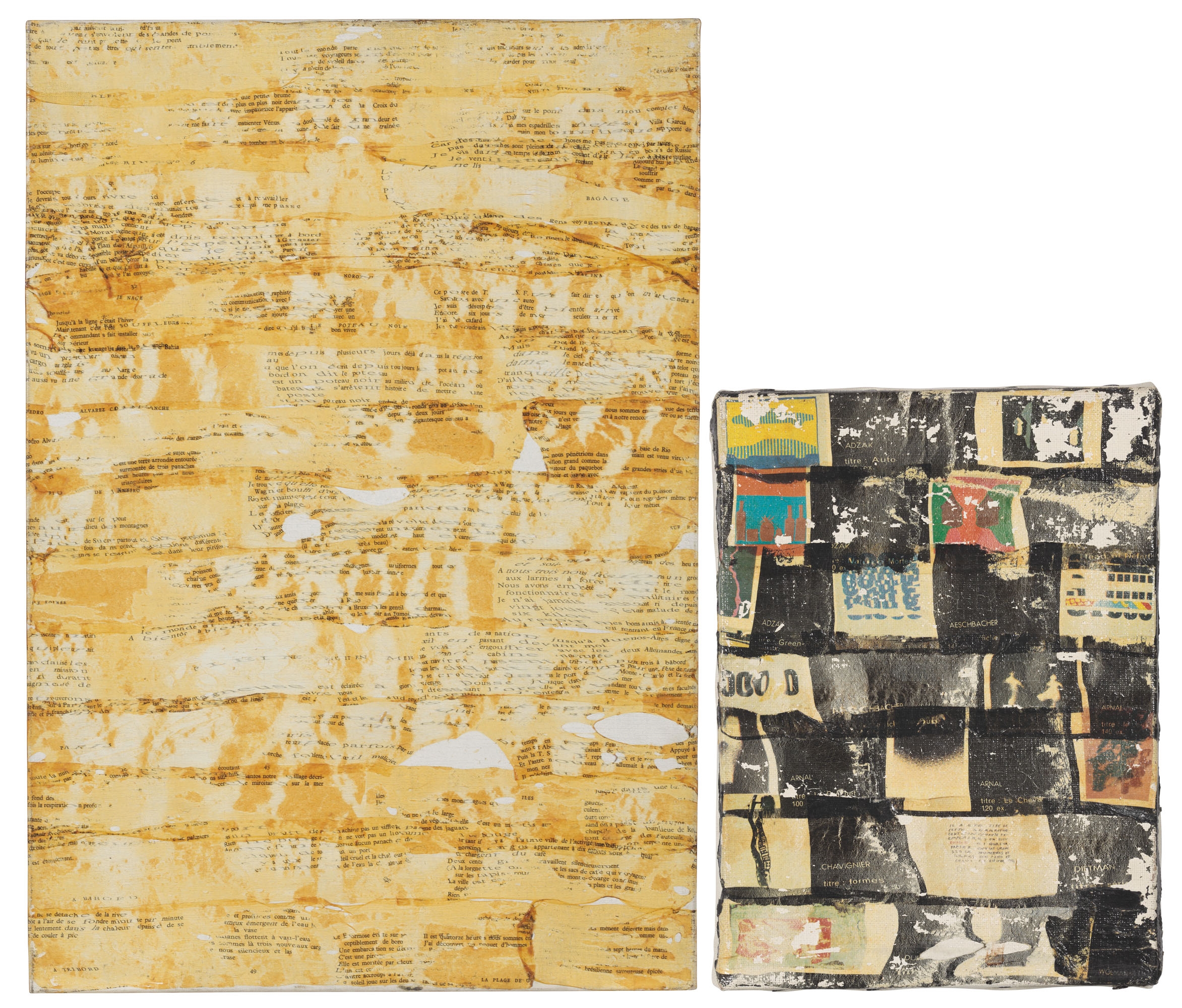 each: Untitled by Gil Joseph Wolman, 1972, 1978, Executed in 1972, Executed in 1978