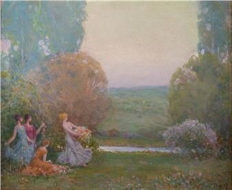 FIGURES IN A MEADOW - Francis Gates