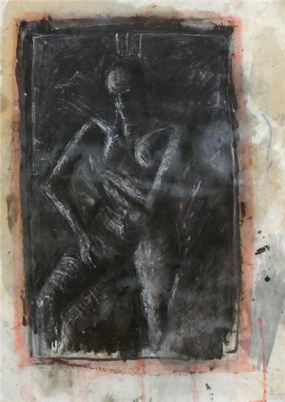 Sitzender Akt by Lothar Böhme