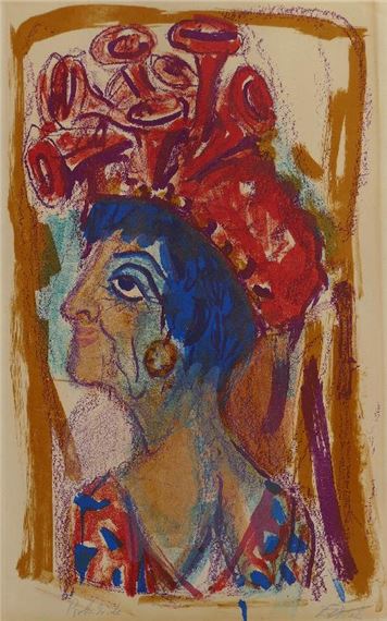 Contessa by Otto Dix, 1962